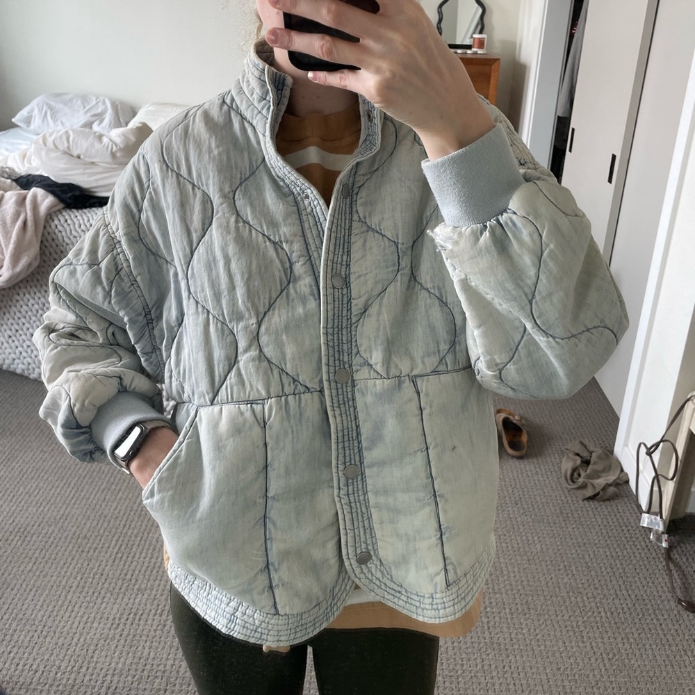 Blank nyc quilted bomber jacket